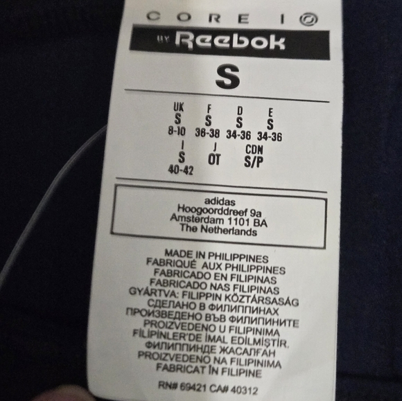 Women's (2) Pairs REEBOK CORE 10 Leggings Yoga Pants Tights Small, NWT - Picture 5 of 7